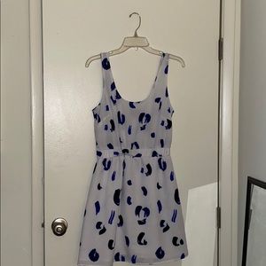 ASOS blue and white patterned dress